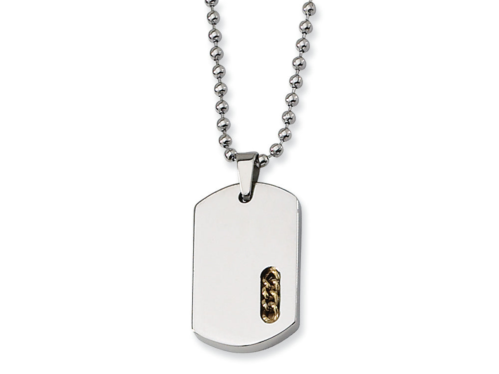 Chisel Stainless Steel Necklace - 22 inches