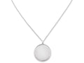Chisel Stainless Steel Polished Engraveable Round Disc W/2in. Ext. Necklace