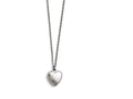 Chisel Stainless Steel Polished Heart W/1.50in. Ext. Necklace