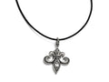 Chisel Stainless Steel And Polished Fleur De Lis Necklace