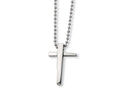 Chisel Stainless Steel Cross Necklace - 22 inches