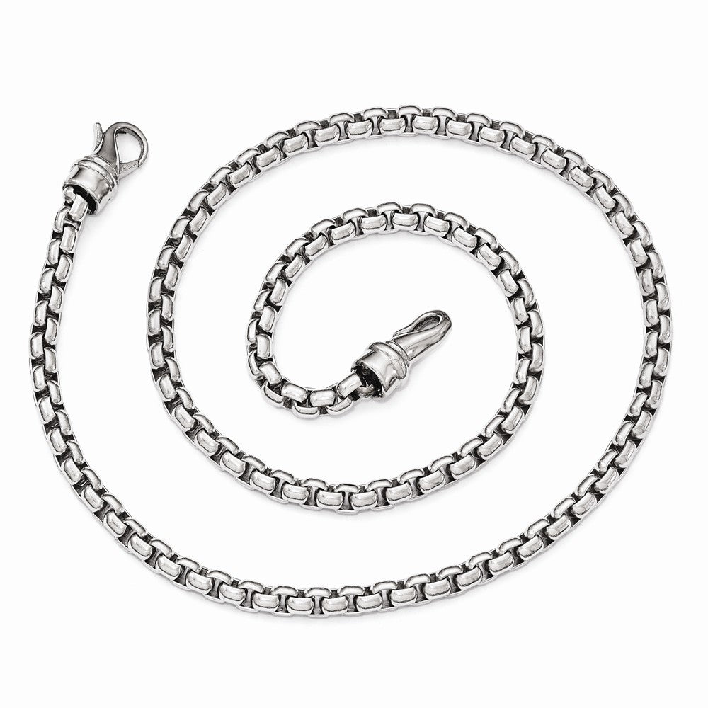 Chisel Stainless Steel Polished 24in Necklace