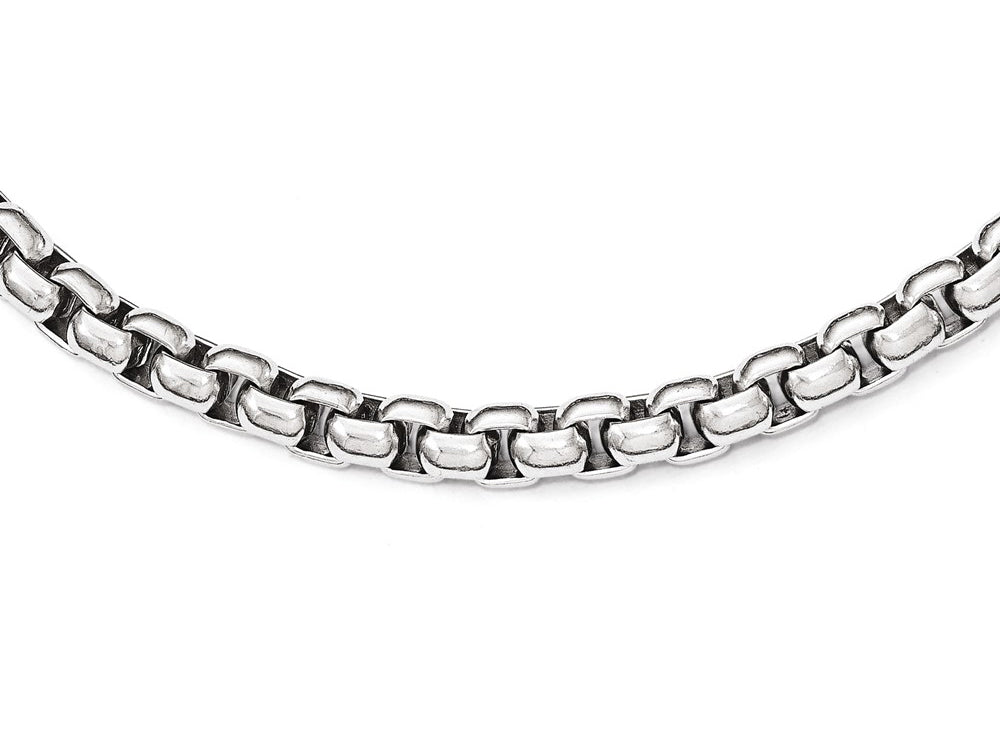 Chisel Stainless Steel Polished 24in Necklace