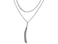 Chisel Stainless Steel Infinity Multi Strand W/2in. Ext. Necklace