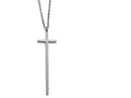 Chisel Stainless Steel Cross Necklace on a 30 inch chain