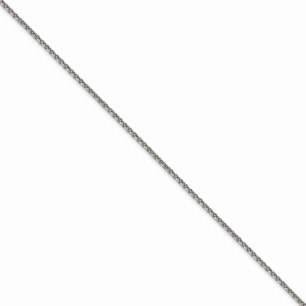Chisel Stainless Steel Polished 3.20mm Rolo Chain Necklace