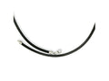 Chisel 3 Genuine Leather Greece Textured Necklace - 20 inches