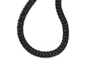 Chisel Stainless Steel Polished Black Ip-plated Double Curb Chain Necklace 24 inch x 7 mm