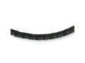 Chisel 3.0mm Genuine Leather Weave Necklace - 18 inches