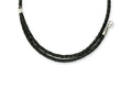 Chisel 3.0mm Genuine Leather Weave Necklace - 20 inches