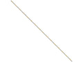 Chisel White and Yellow Rhodium over Brass 1.5mm 2 color plated Ball Chain Necklace - 18 inches