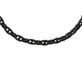 Chisel Stainless Steel Brushed Black Ip Link Necklace
