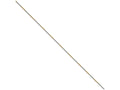 Chisel White and Yellow Rhodium over Brass 1mm 2 color plated Snake Chain Necklace - 16 inches