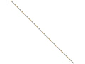 Chisel White and Yellow Rhodium over Brass 1mm 2 color plated Snake Chain Necklace - 24 inches
