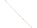 Chisel Yellow Rhodium over Brass 2mm Plated Ball Chain Necklace - 24 inches