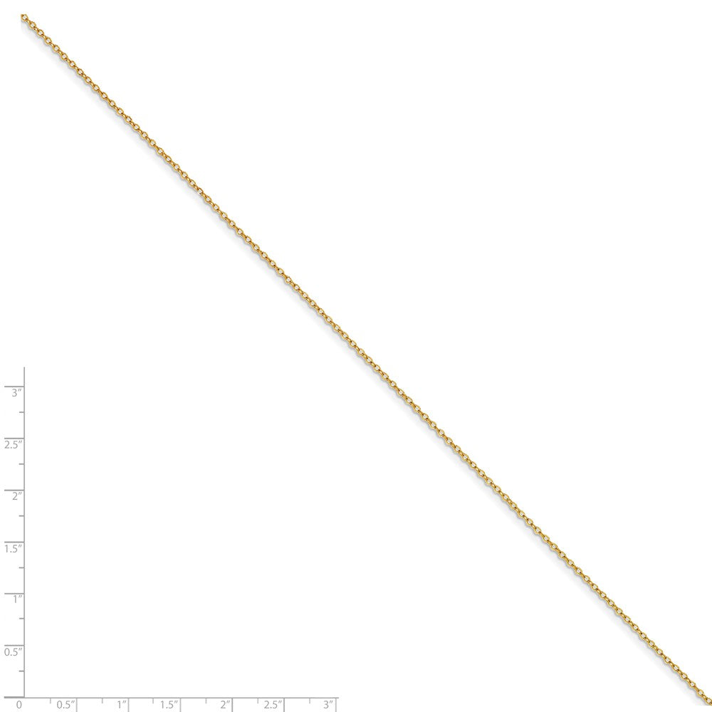 Chisel Yellow Rhodium over Brass 1.70mm Plated Fancy Chain Necklace - 16 inches