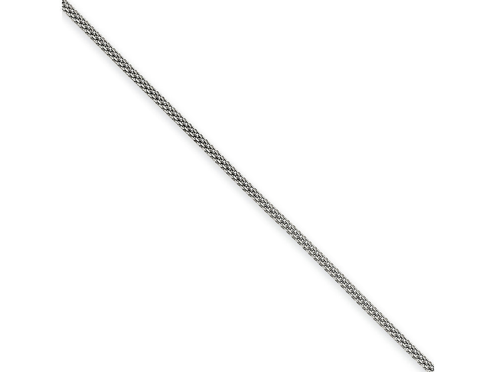 Chisel Stainless Steel 2mm Bismark Chain Necklace - 18 inches