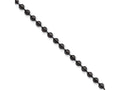 Chisel Stainless Steel 3.0mm Ip Black-plated 24in Ball Chain Necklace