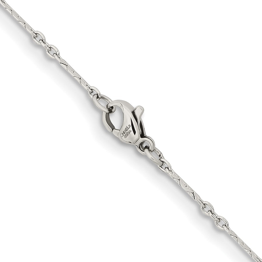 Chisel Stainless Steel Polished 20in 1.80mm Fancy Link Chain Necklace