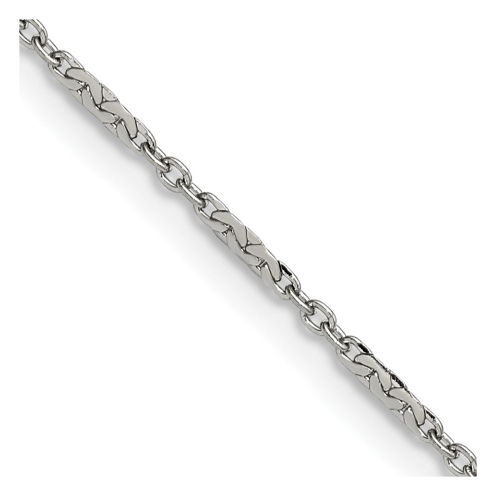 Chisel Stainless Steel Polished 20in 1.80mm Fancy Link Chain Necklace