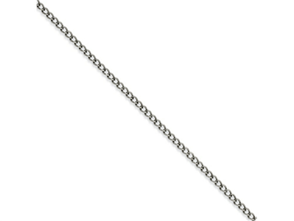 Chisel Stainless Steel 6mm Curb Chain Necklace - 24 inches
