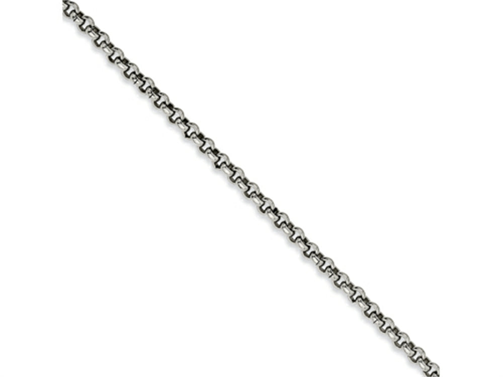 Chisel Stainless Steel 8mm Rolo Chain Bracelet - 7.75 inches
