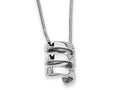 Chisel Stainless Steel Pendant Necklace - 18 inches