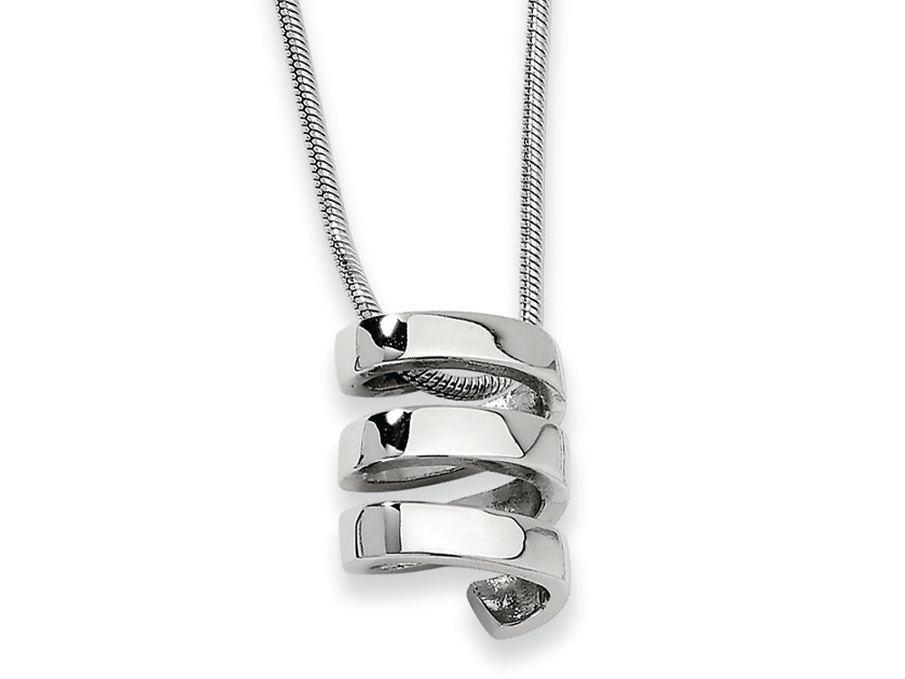 Chisel Stainless Steel Pendant Necklace - 18 inches