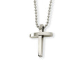 Chisel Stainless Steel Cross Pendant Necklace - 18 inches