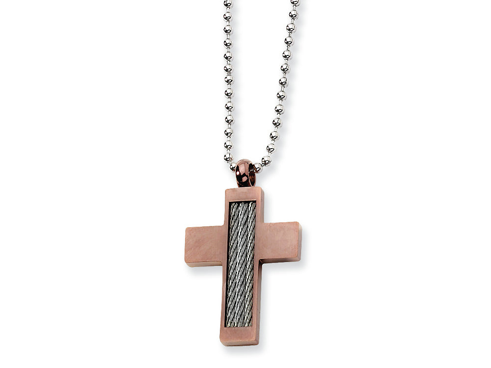 Chisel Stainless Steel and Chocolate IP - 24 inches