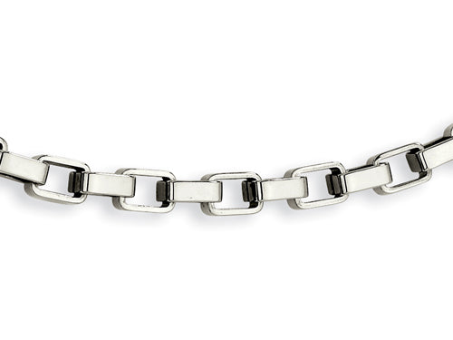 Chisel Stainless Steel Link Necklace - 22 inches