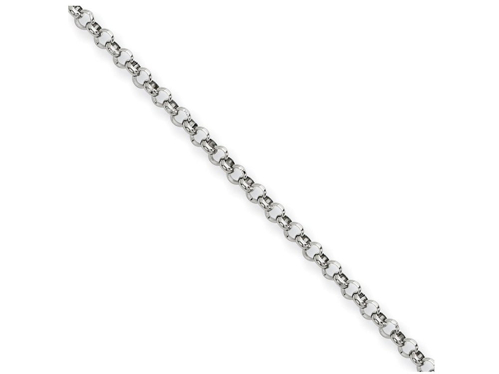 Chisel Stainless Steel 3.90mm 24in Rolo Chain Necklace