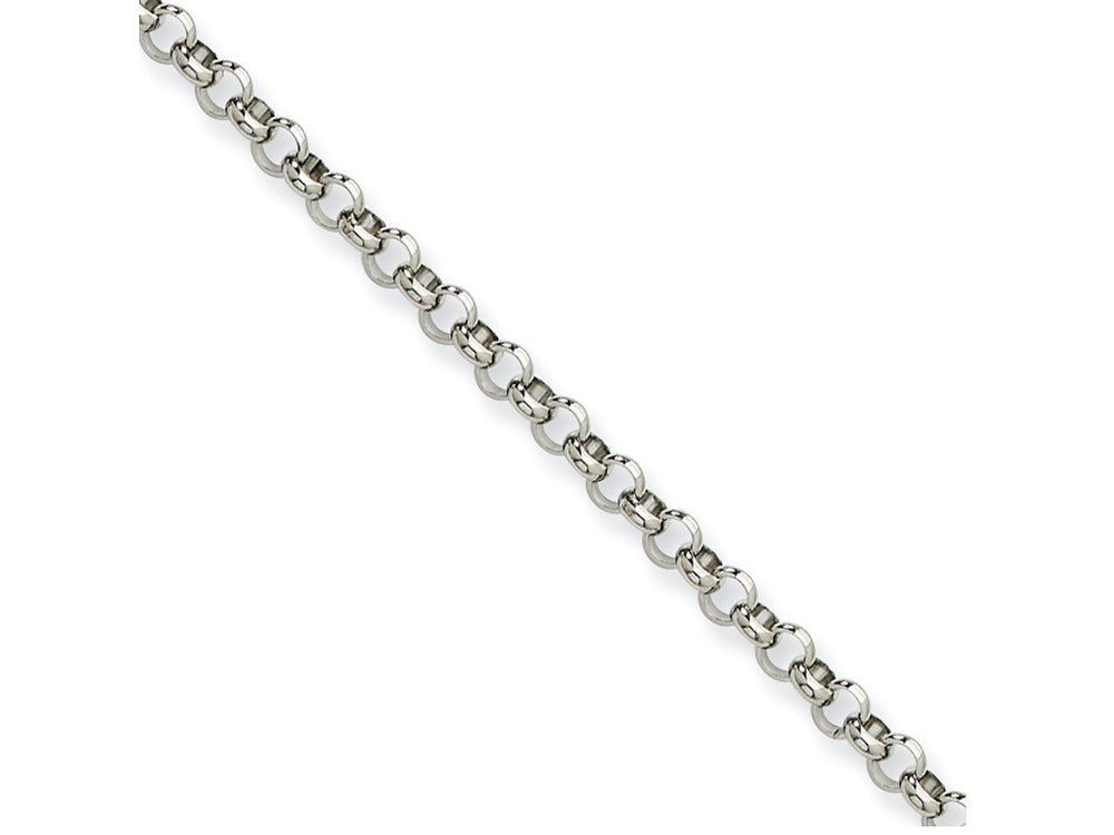 Chisel Stainless Steel 4.60mm 18in Rolo Chain Necklace