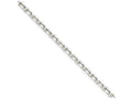 Chisel Stainless Steel 3.4mm 18in Cable Chain Necklace
