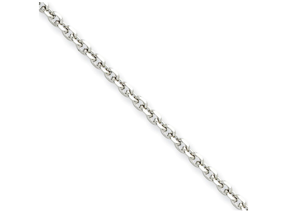 Chisel Stainless Steel 3.4mm 18in Cable Chain Necklace