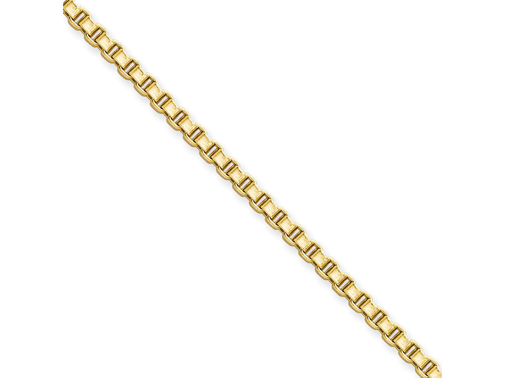 Chisel Stainless Steel Ip Gold-plated 2.4mm 18in Box Chain Necklace