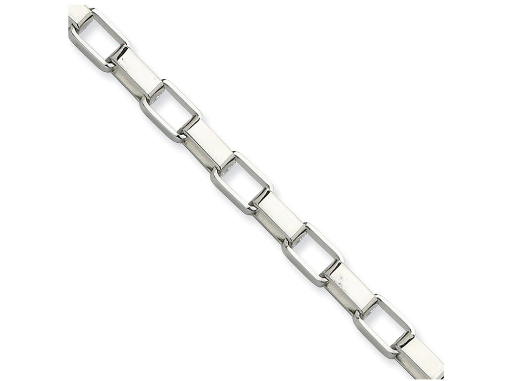 Chisel Stainless Steel 4.8mm 22in Square Link Chain Necklace