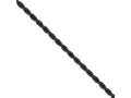 Chisel Stainless Steel Ip Black-plated 2.3mm 22in Rope Chain Necklace