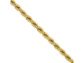 Chisel Stainless Steel Ip Gold-plated 4.0mm 18in Rope Chain Necklace