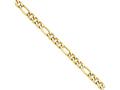 Chisel Stainless Steel Ip Yellow-plated 6.30mm 8in Figaro Chain Bracelet