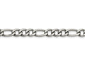 Chisel Stainless Steel 8.4mm 22in Figaro Chain Necklace
