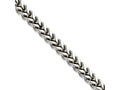 Chisel Stainless Steel 6.75mm 9in Franco Chain Bracelet