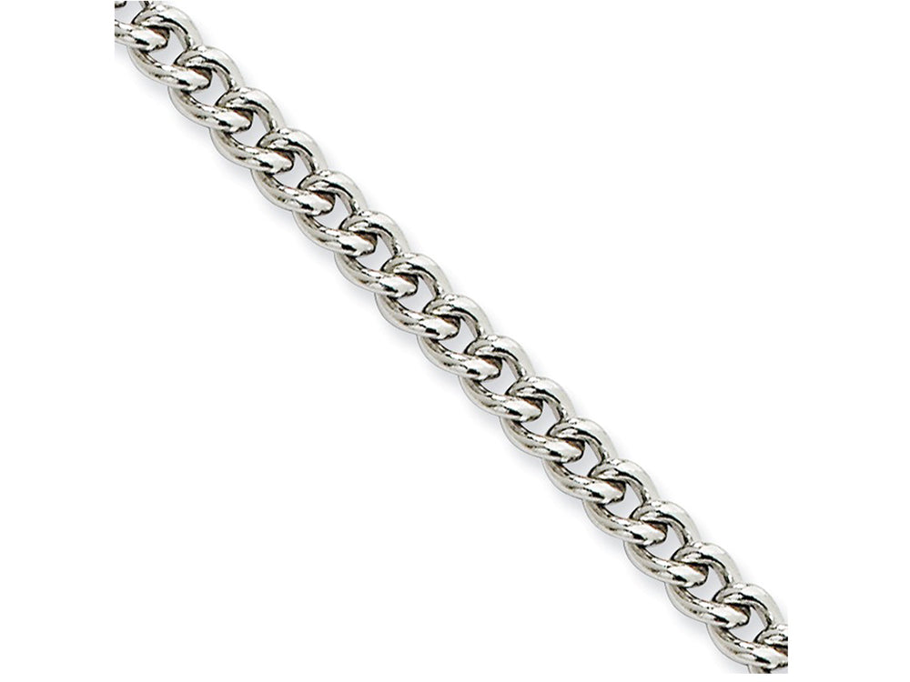Chisel Stainless Steel 4.0mm 22in Round Curb Chain Necklace