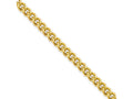 Chisel Stainless Steel Ip Gold-plated 4.0mm 20in Round Curb Chain Necklace