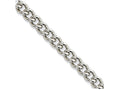 Chisel Stainless Steel 5.3mm 20in Round Curb Chain Necklace