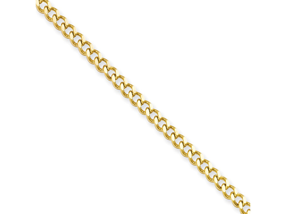 Chisel Stainless Steel Ip Gold-plated 3.0mm 18in Curb Chain Necklace