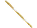 Chisel Stainless Steel Ip Gold-plated 3.0mm 22in Curb Chain Necklace