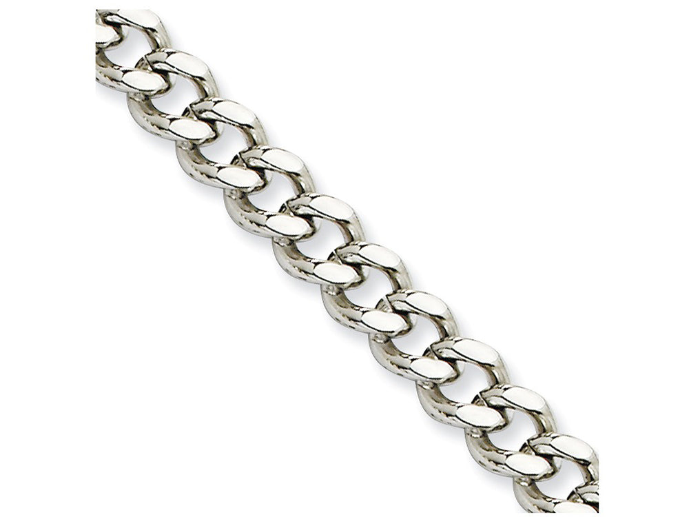 Chisel Stainless Steel 6.75mm 20in Curb Chain Necklace