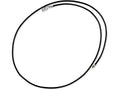 Chisel Stainless Steel Black Leather Cord 18in Necklace