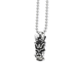 Chisel Stainless Steel Antiqued Dragon Head Pendant Necklace